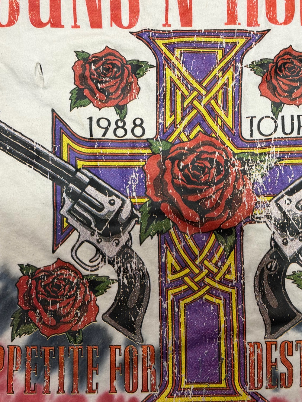 Guns N' Roses Heavy Metal Rock n Roll Music Short Sleeve Dye Tshirt - Picture 3 of 9